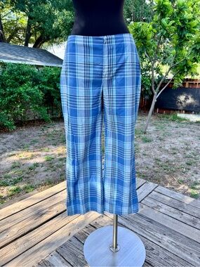 Vintage 90s IZ BYER NWT Plaid Capri Pants